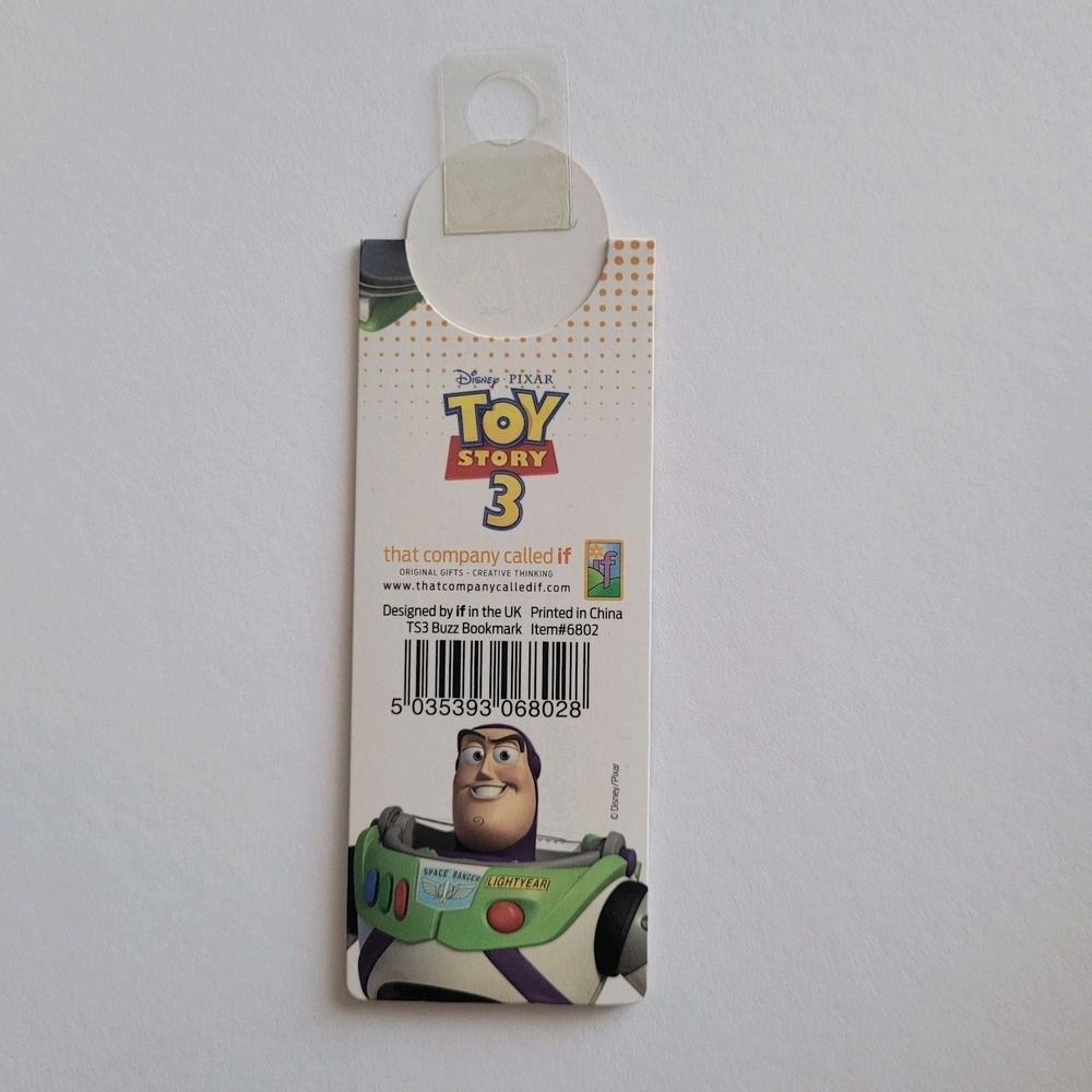 2010 Buzz Lightyear Hero Toy Story 3 Bookmark Magnetic Magnet UK Company If 6802 - Picture 8 of 16